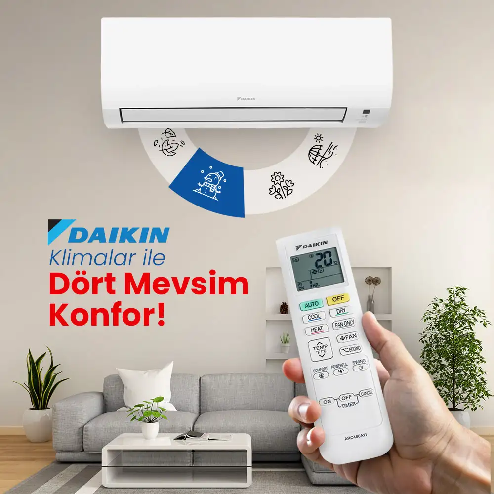 Daikin Klimalar ile Dört Mevsim Konfor | Metropol Grup