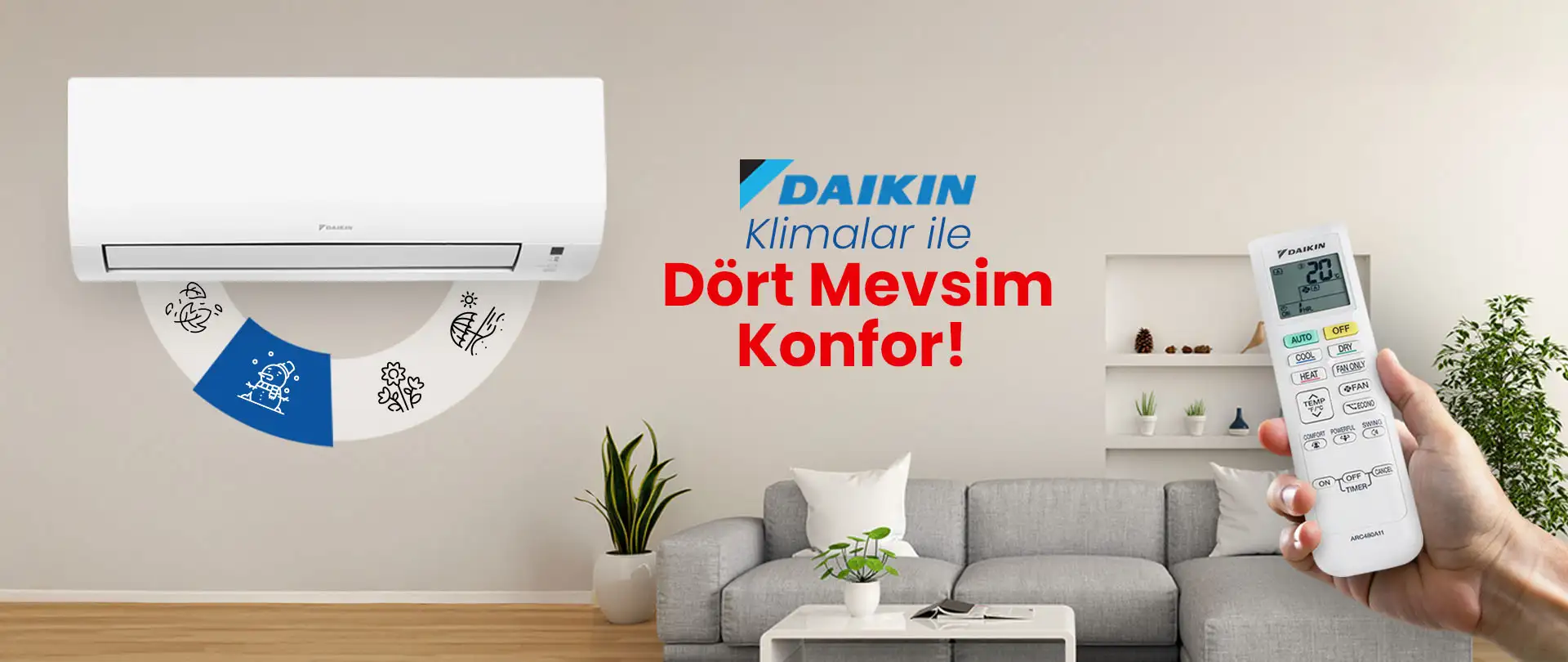 Daikin Klimalar ile Dört Mevsim Konfor | Metropol Grup